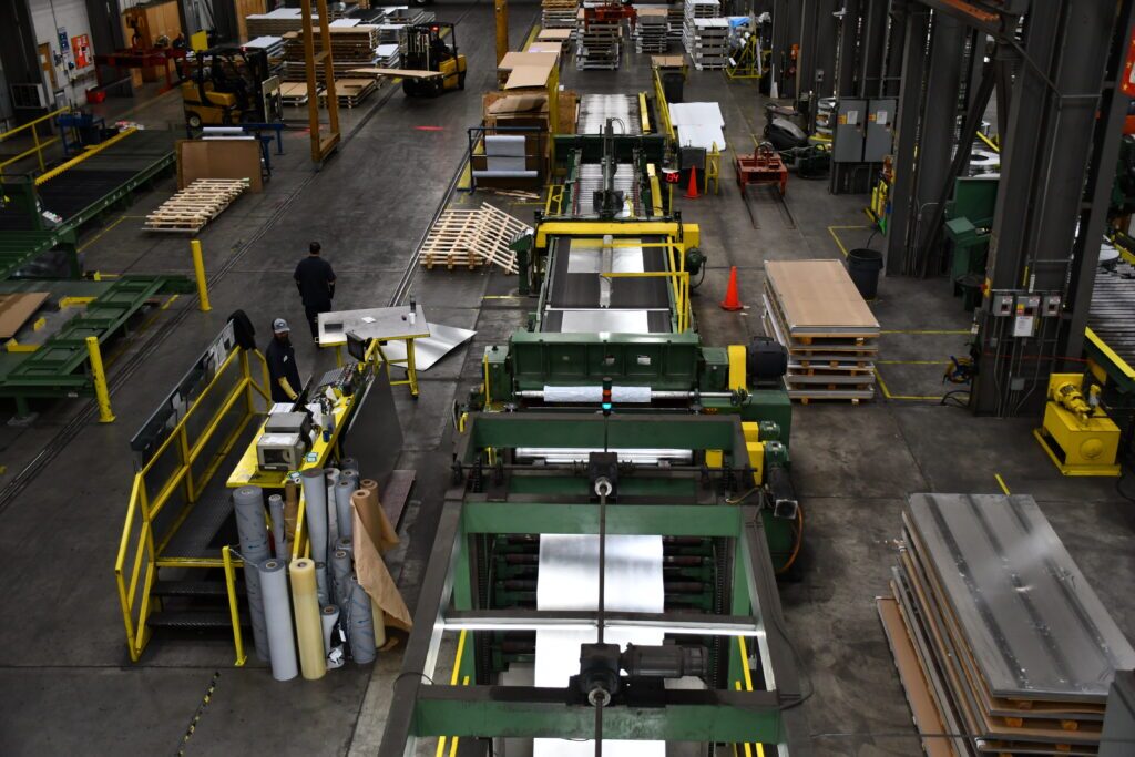 Cut-to-length, leveling line in Ogden, UT